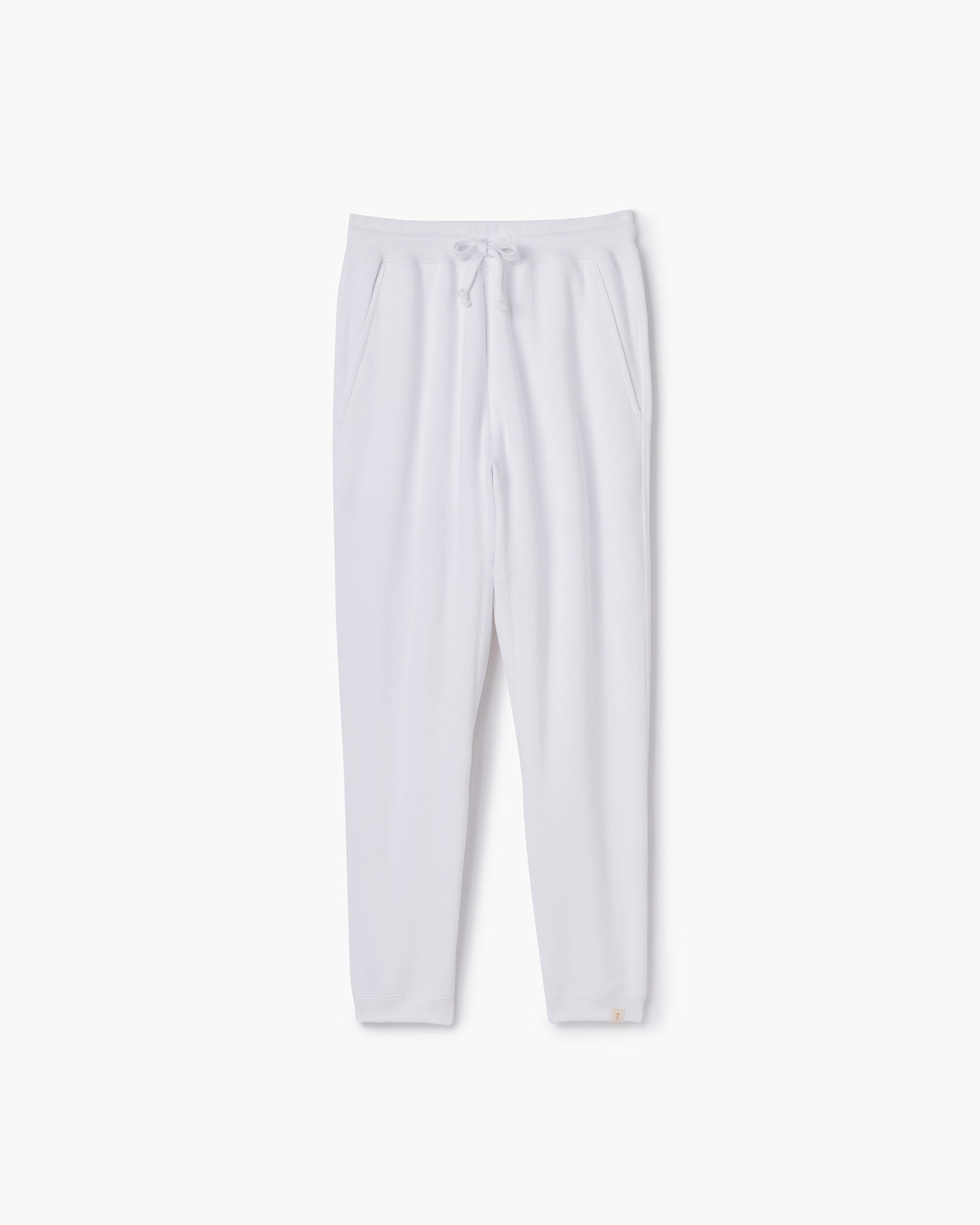 Pantalon Jogging TKEES Warm Core Blanche Femme | QYA-00423964