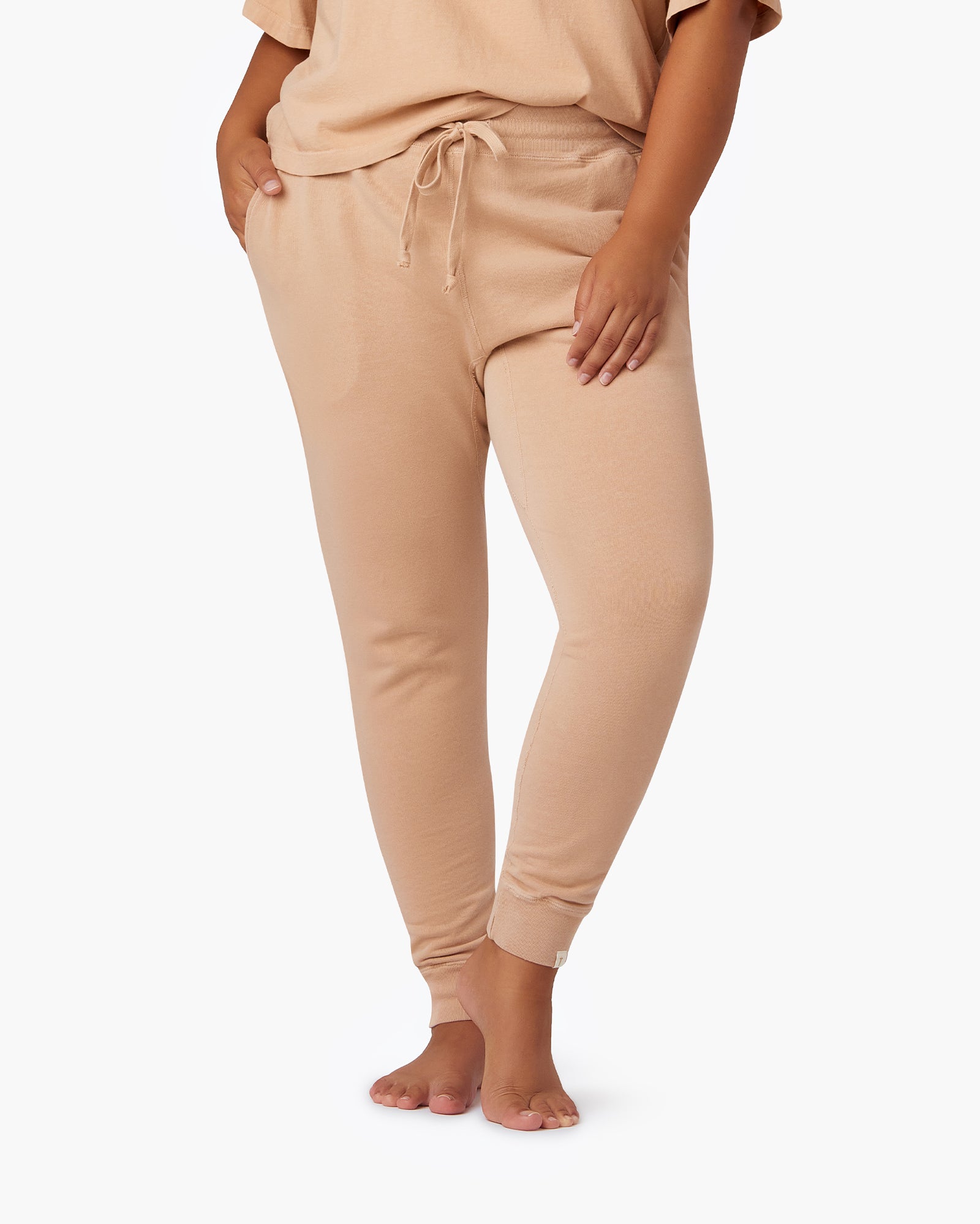 Pantalon Jogging TKEES Core Sport Marron Femme | SPM-85680405