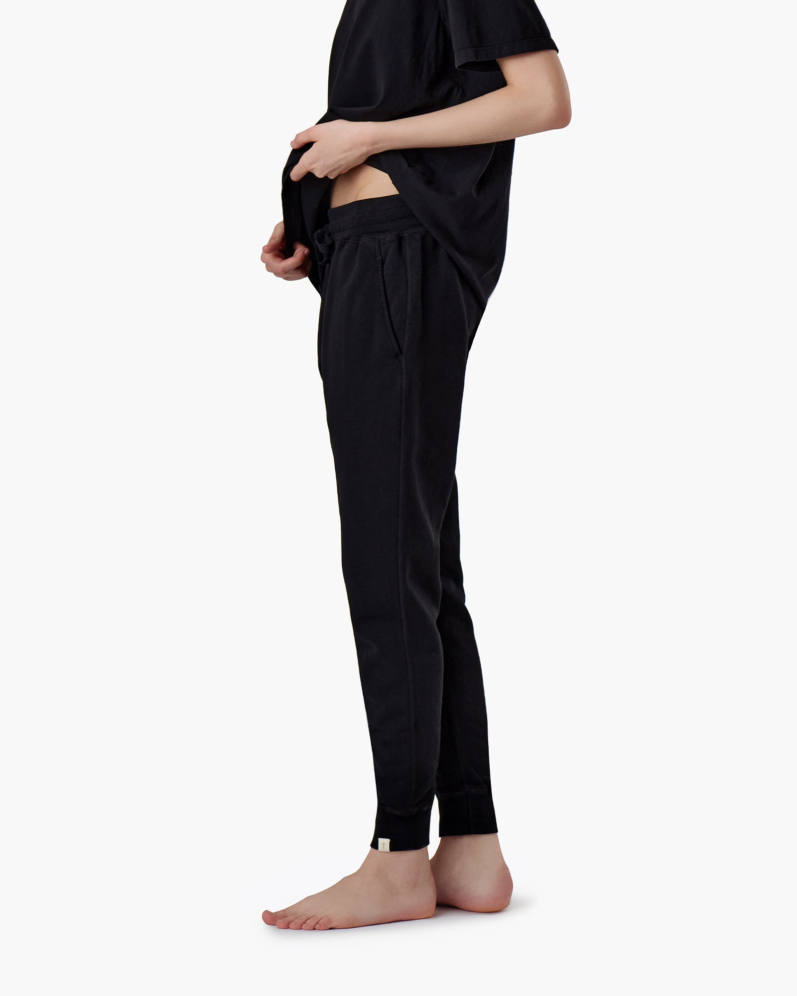 Pantalon Jogging TKEES Core Sport Noir Femme | VRY-54090594