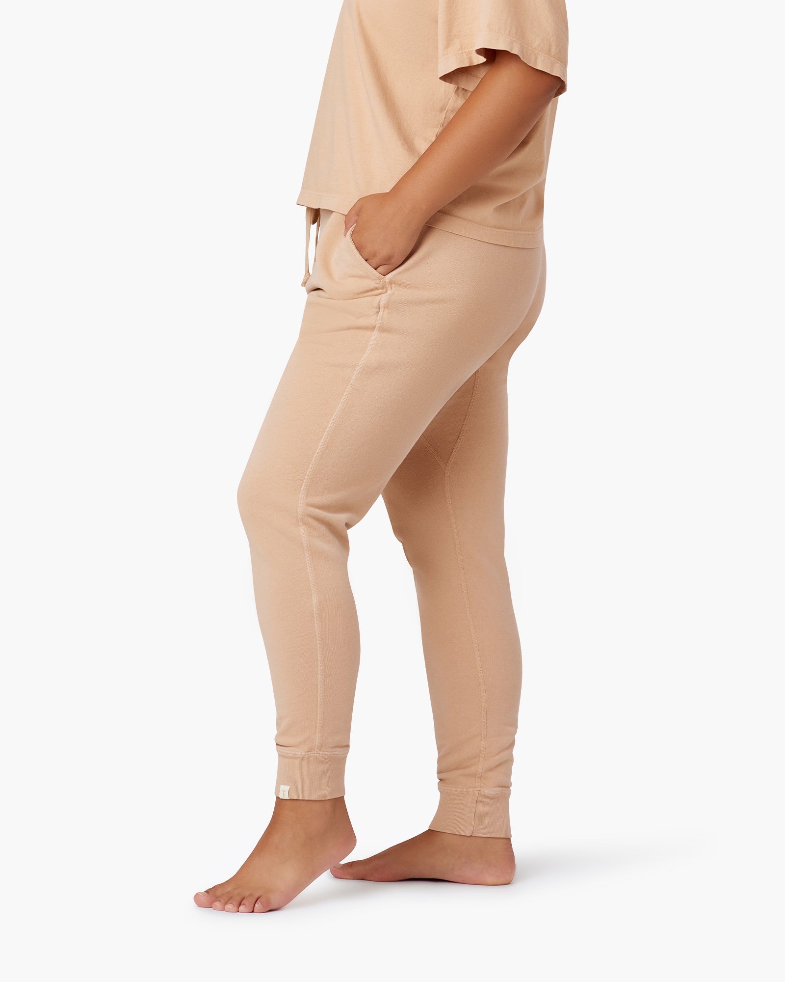 Pantalon Jogging TKEES Core Sport Marron Femme | SPM-85680405