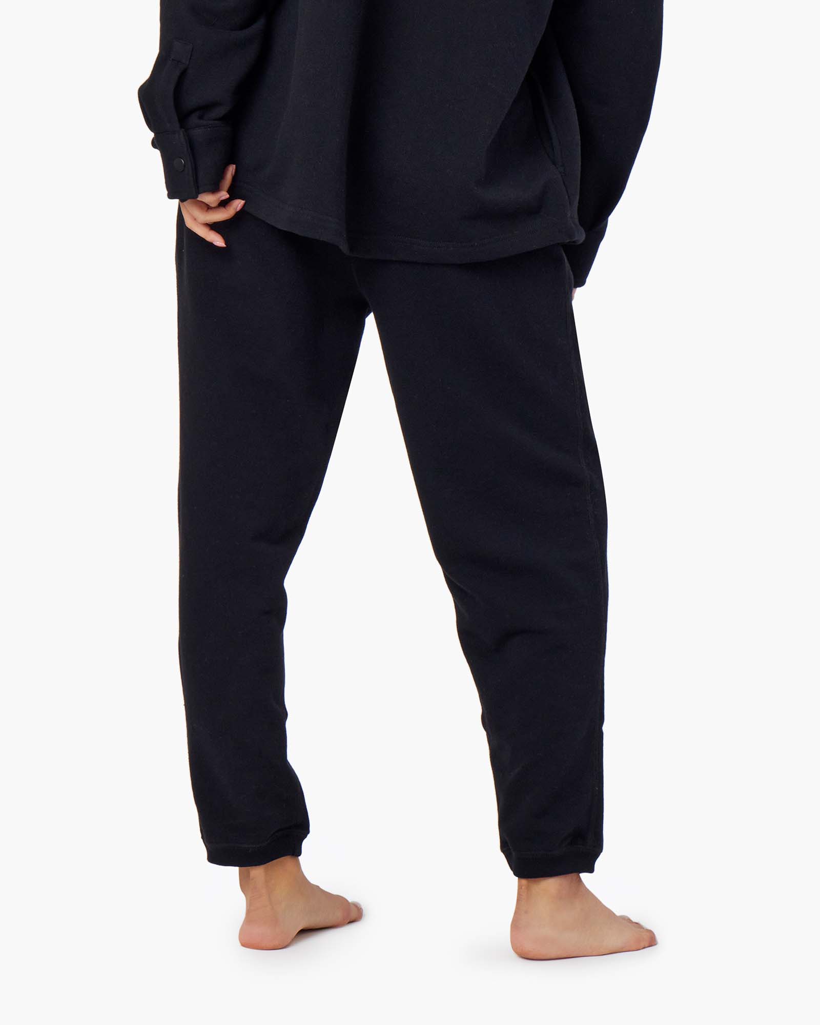 Pantalon Jogging TKEES Panelled Noir Femme | WCN-81462398