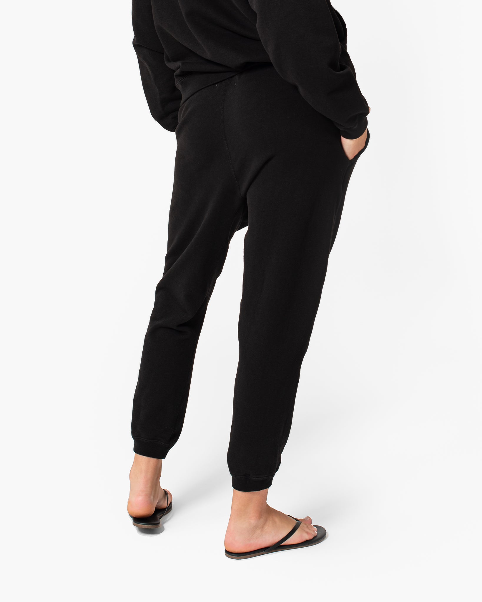 Pantalon Jogging TKEES Core Noir Femme | EGH-06779060