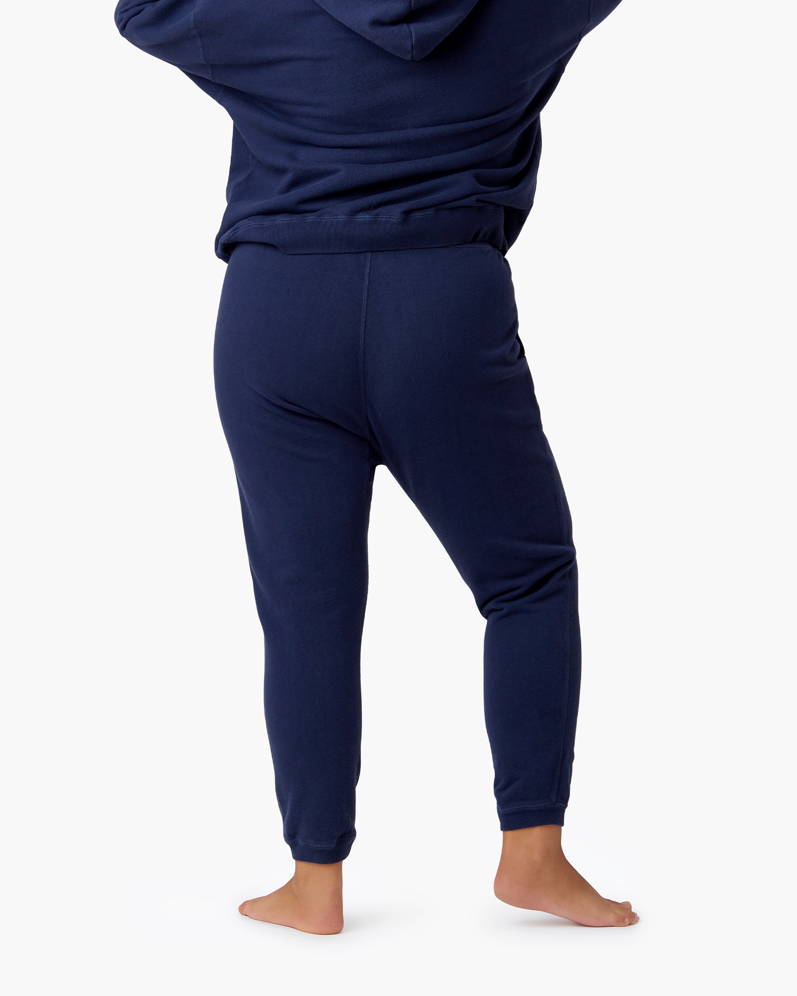 Pantalon Jogging TKEES Core Bleu Marine Femme | ITF-85489954