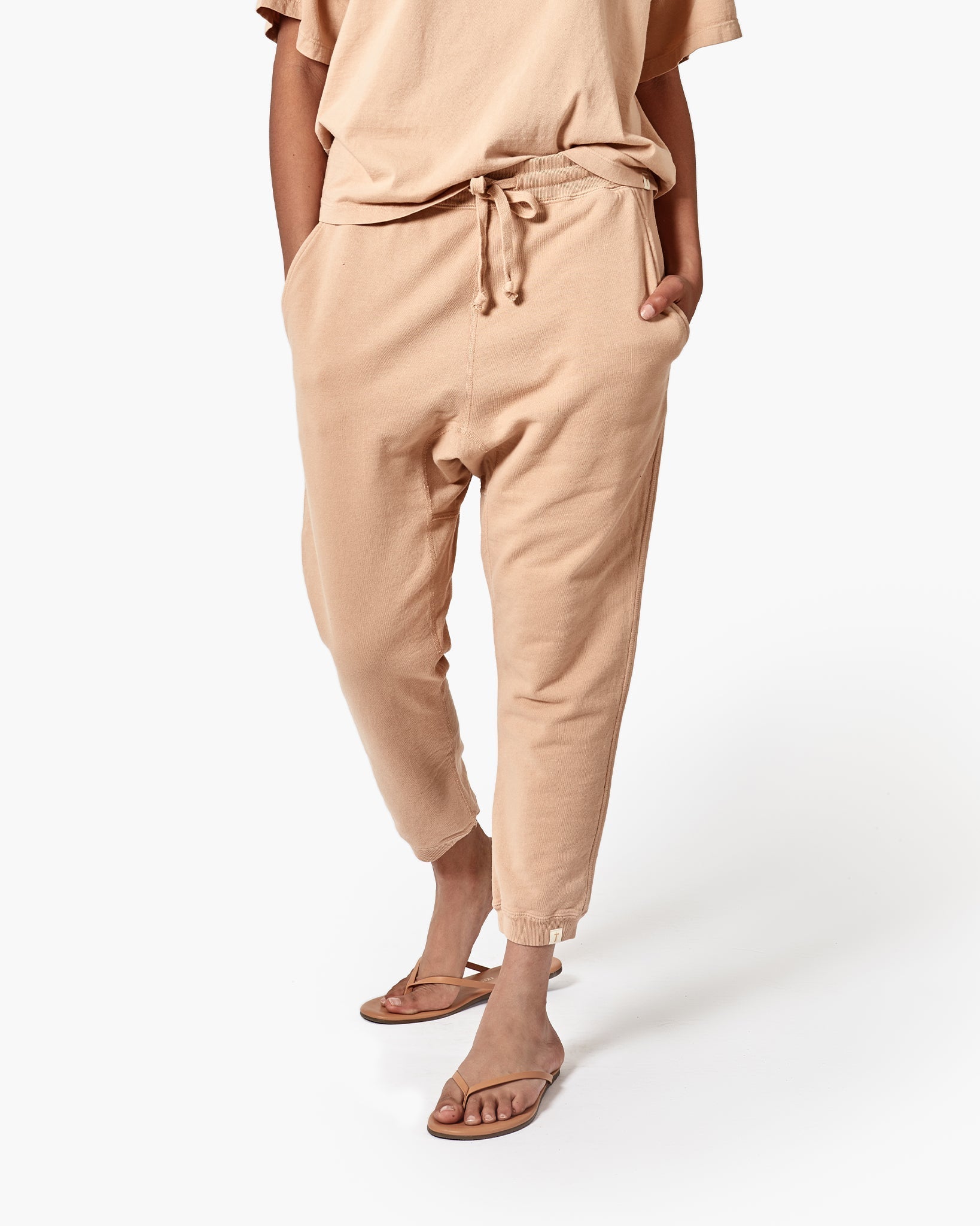 Pantalon Jogging TKEES Core Kaki Femme | BSP-35481657