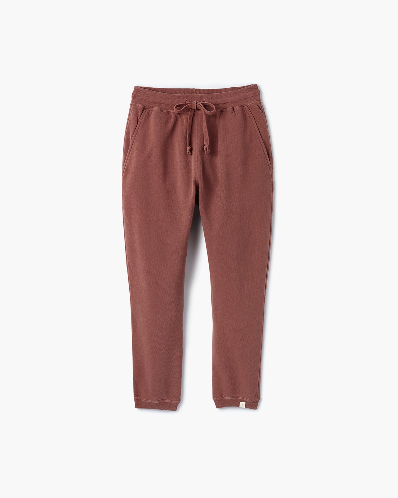 Pantalon Jogging TKEES Core Marron Femme | ZUT-88537813