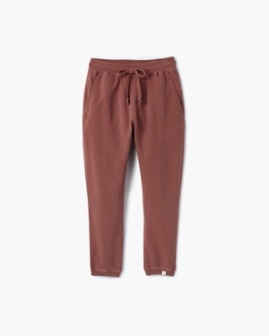 Pantalon Jogging TKEES Core Marron Femme | ZUT-88537813