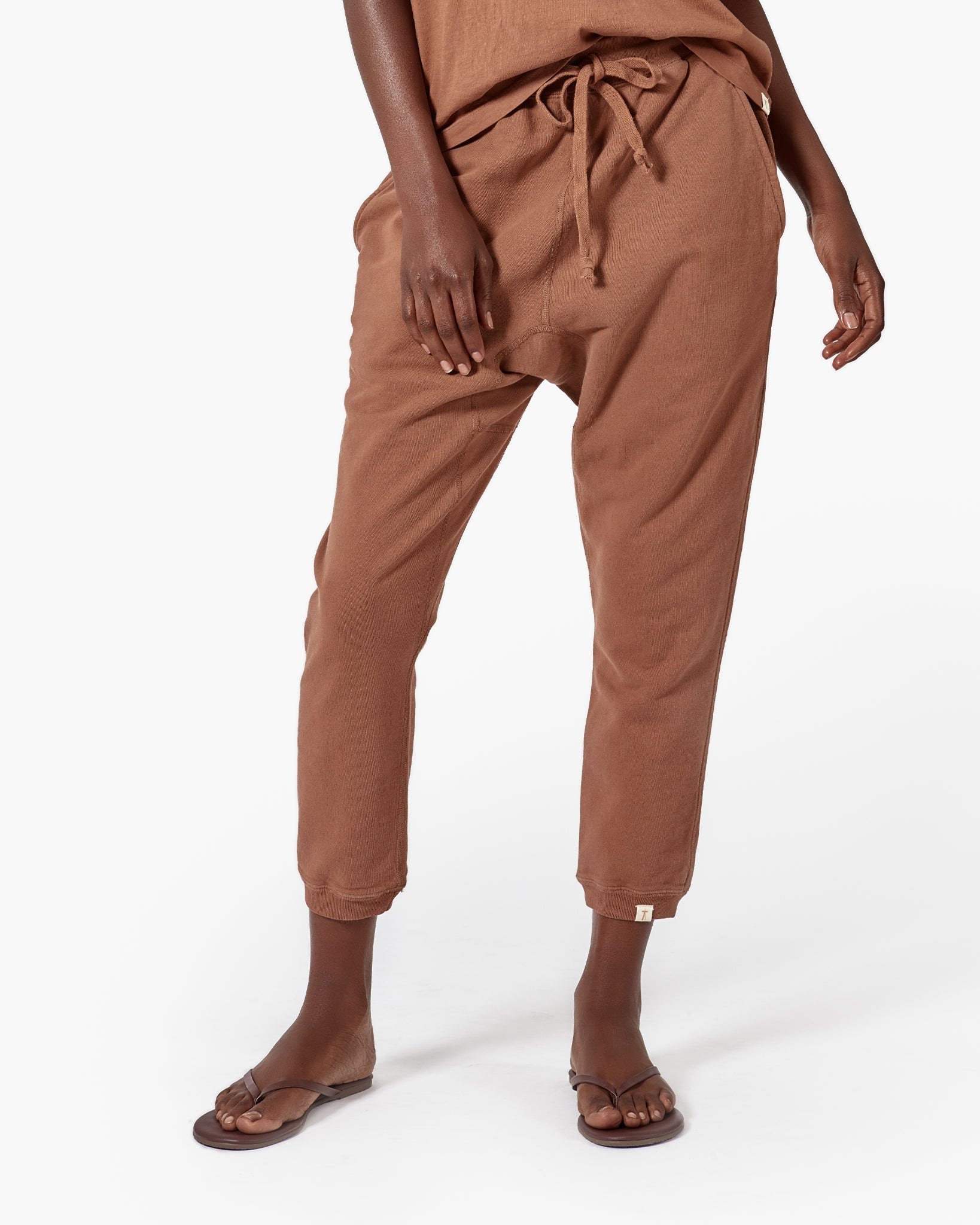 Pantalon Jogging TKEES Core Marron Femme | EJM-00113773