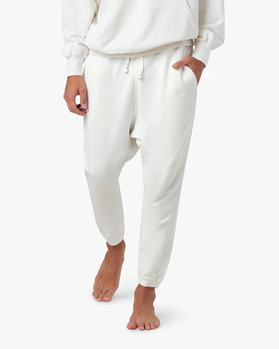 Pantalon Jogging TKEES Core Blanche Femme | EID-00352622