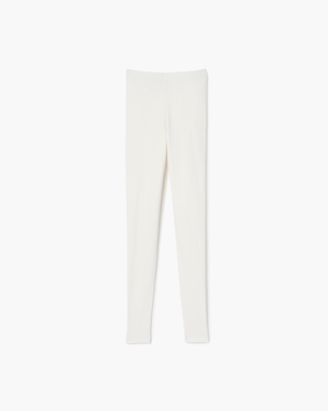 Leggings TKEES Super Rib Blanche Femme | PCJ-48155333