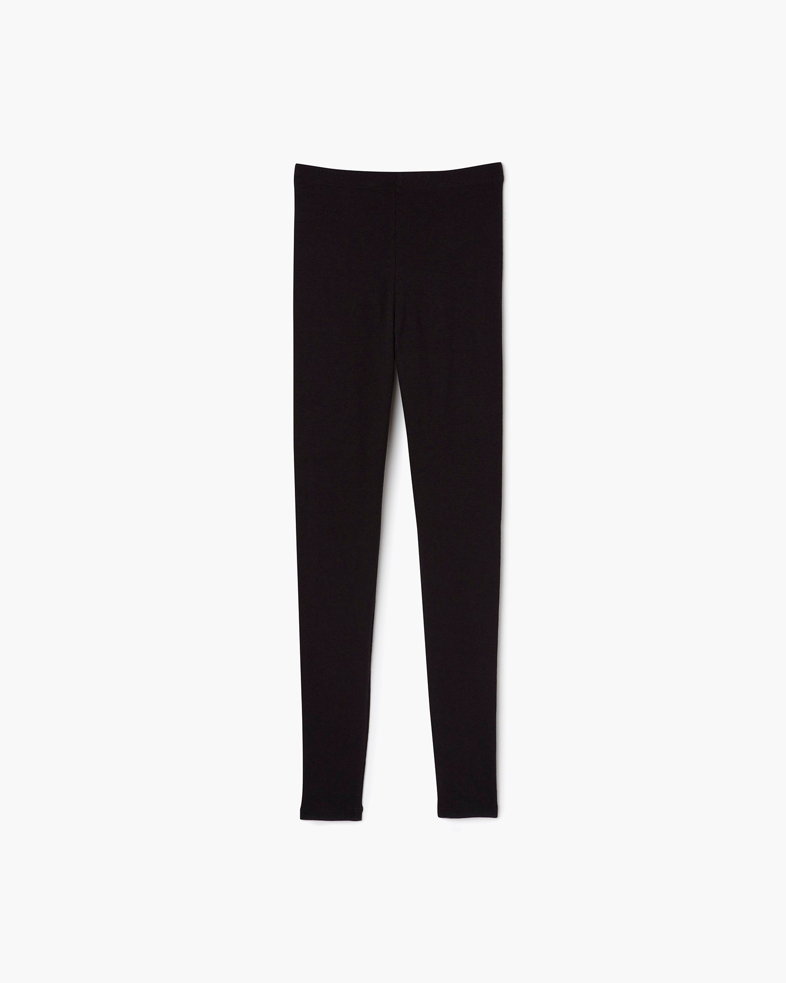 Leggings TKEES Super Rib Noir Femme | SQA-01639558