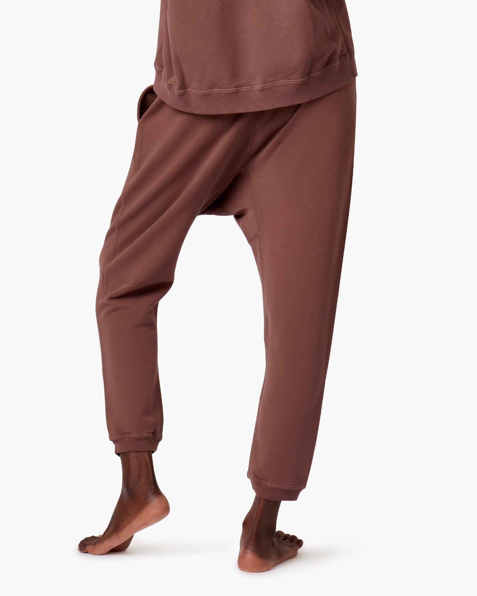 Pantalon Jogging TKEES Core Marron Femme | ZUT-88537813