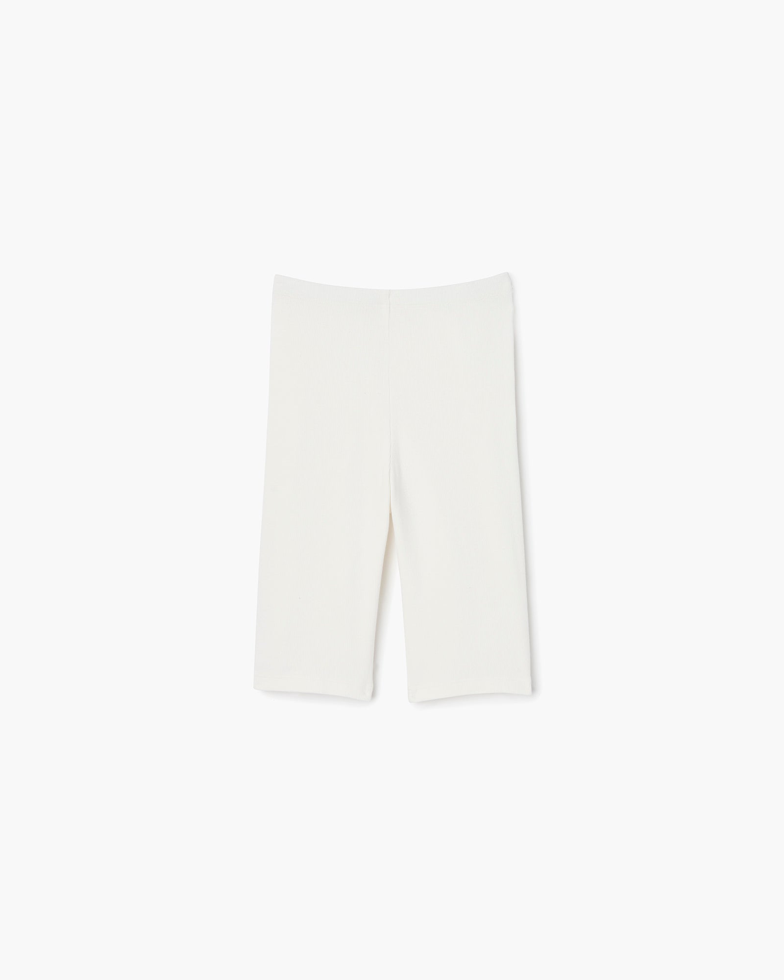 Shorts TKEES Super Rib Vélo Blanche Femme | YDP-97873808