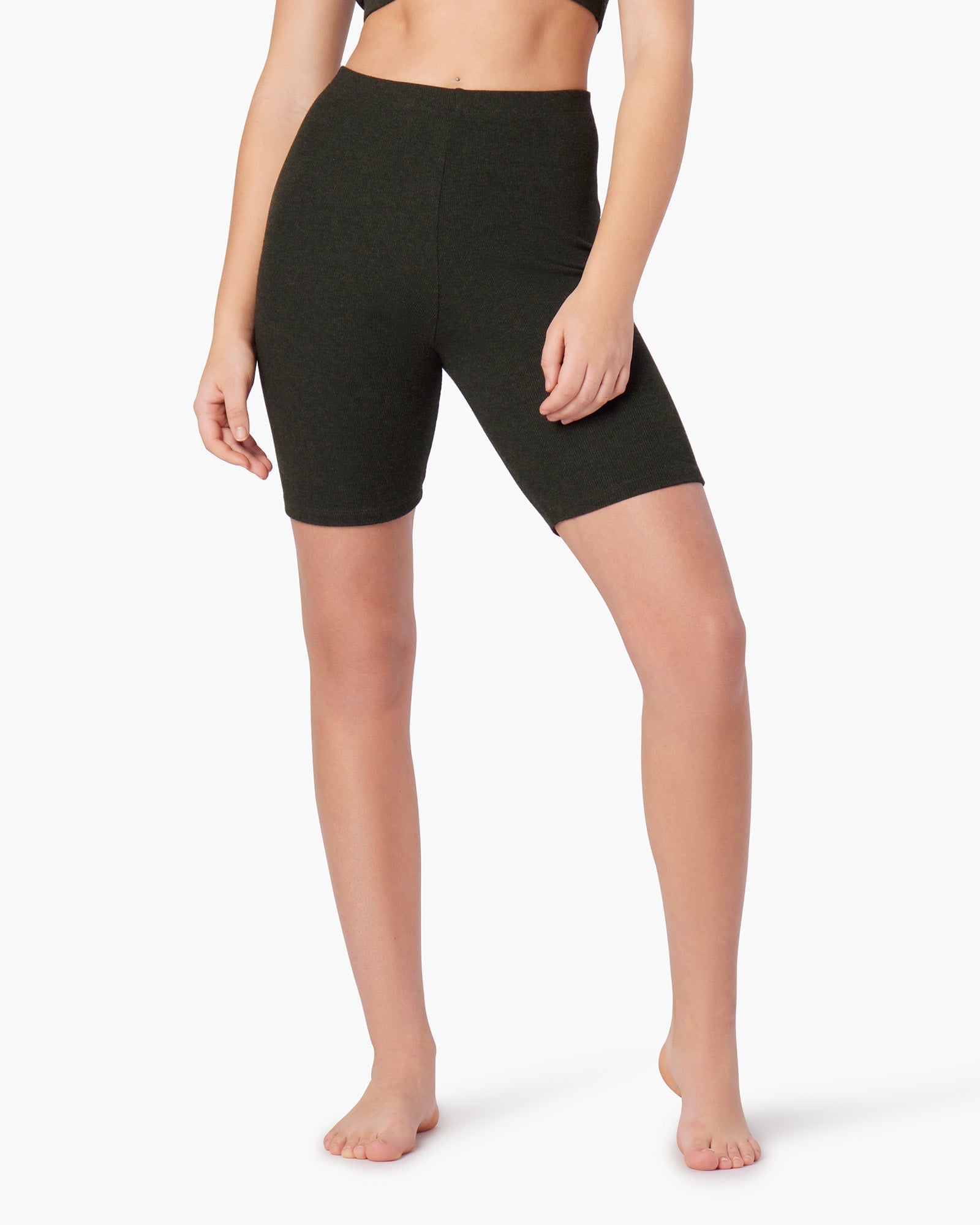 Shorts TKEES Super Rib Vélo Noir Femme | MYO-01639975