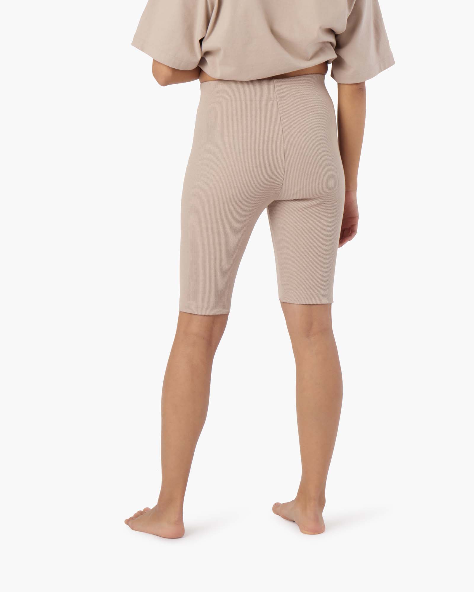 Shorts TKEES Vélo Grise Marron Femme | WIU-69553650