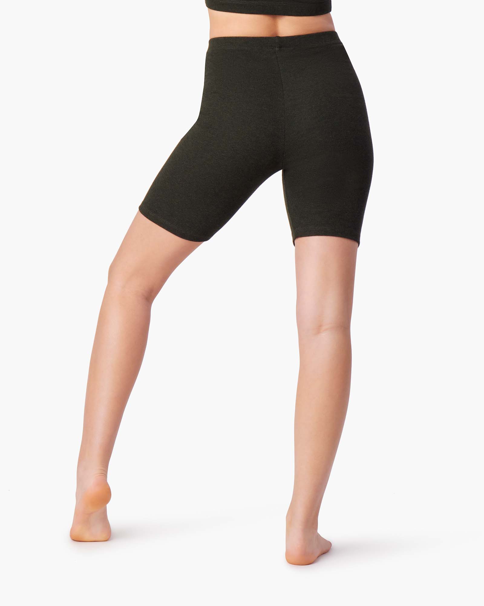 Shorts TKEES Super Rib Vélo Noir Femme | MYO-01639975