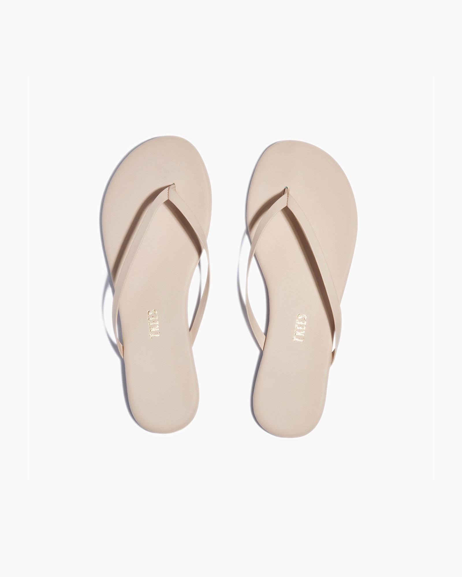 Tong TKEES Lily Nudes Beige Femme | DSB-75956058