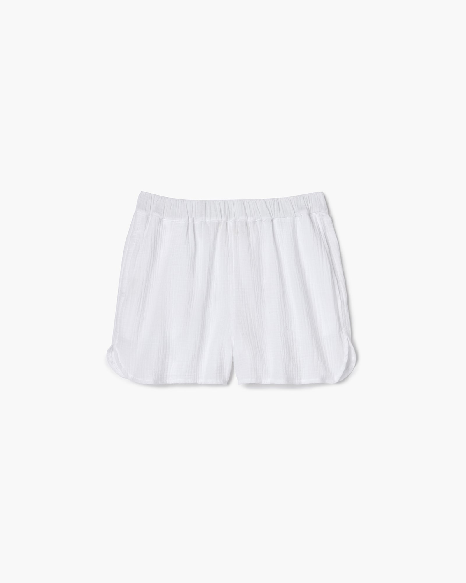 Shorts TKEES Gauze Blanche Femme | AWA-84041107