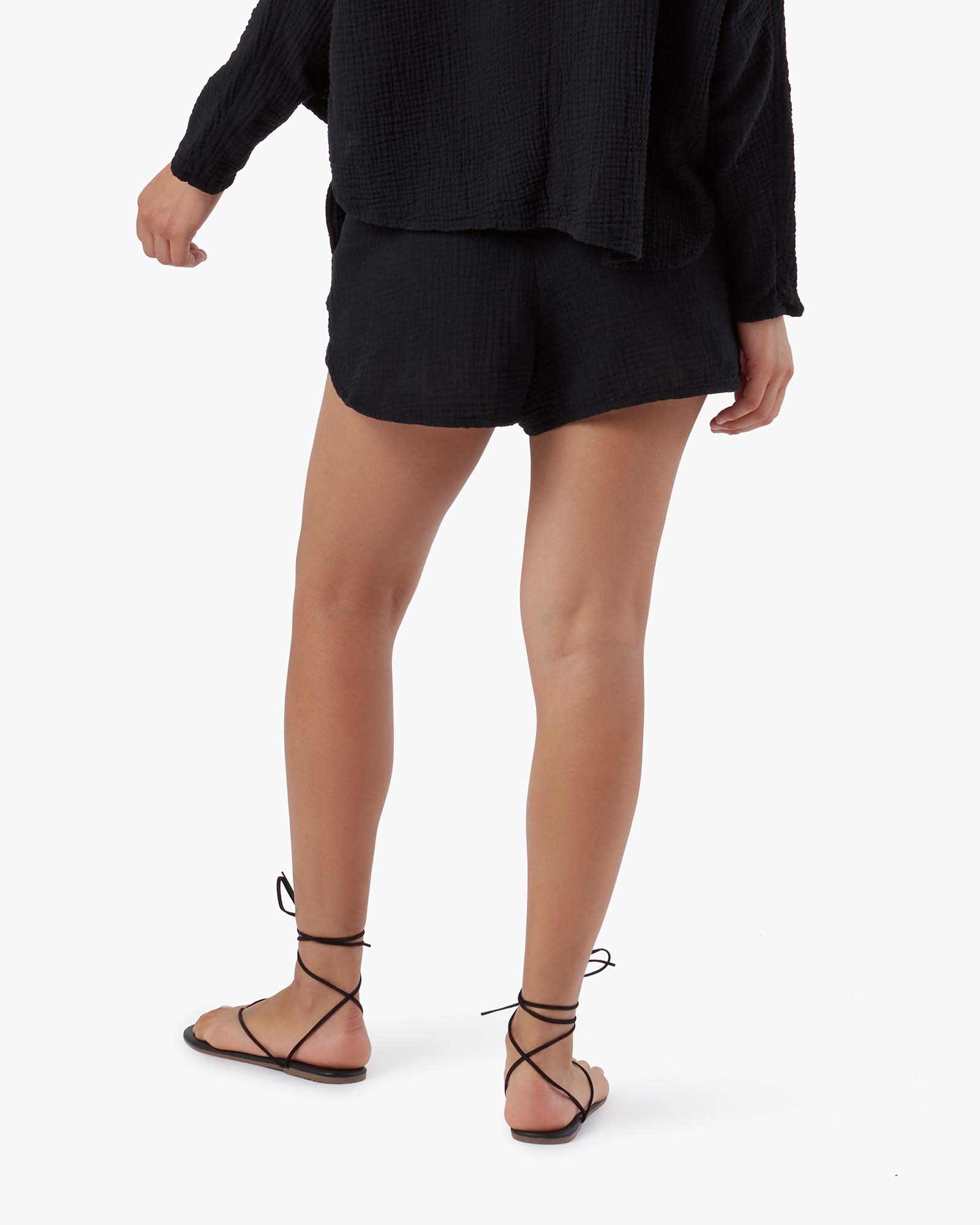 Shorts TKEES Gauze Noir Femme | AHV-49689060