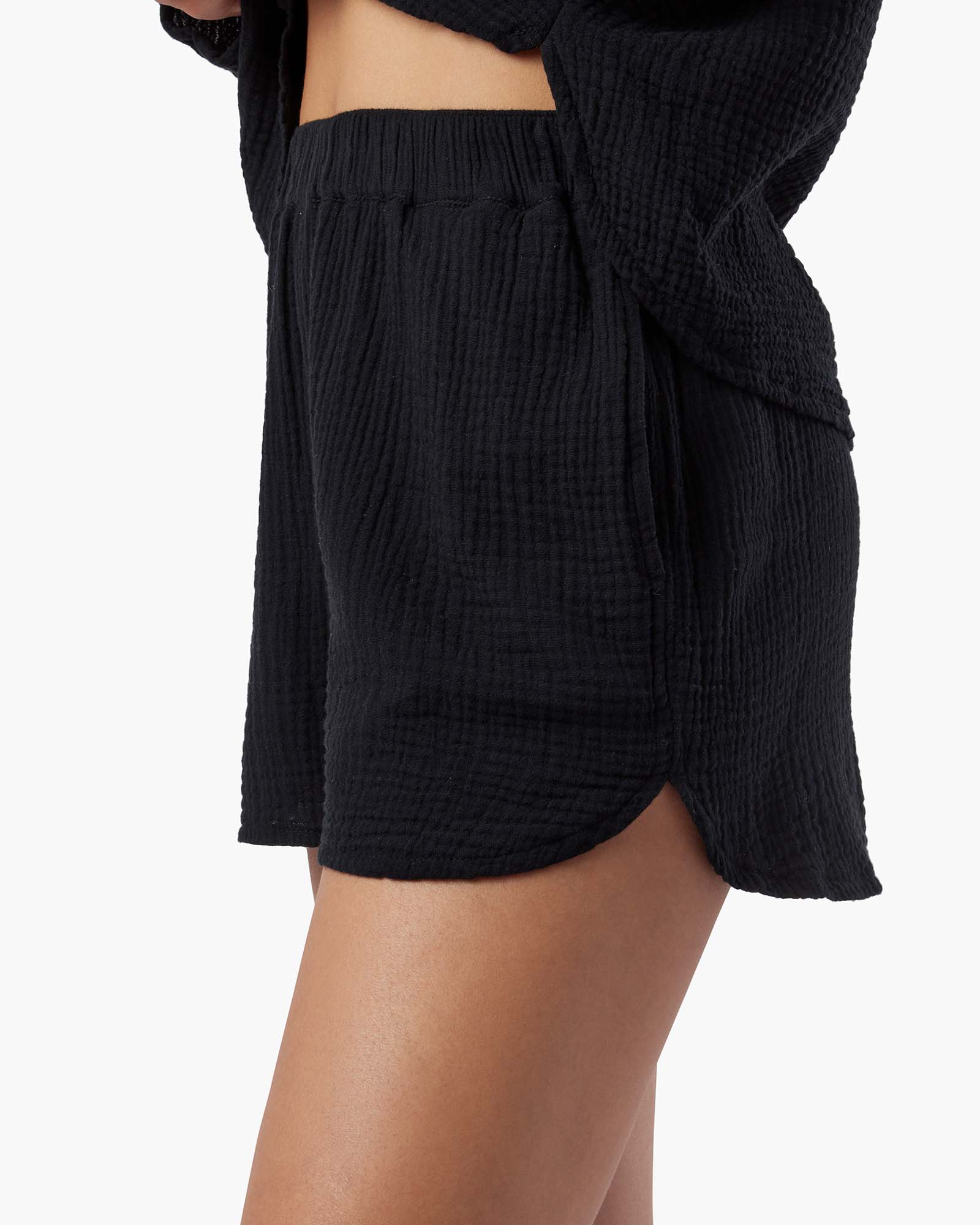 Shorts TKEES Gauze Noir Femme | AHV-49689060