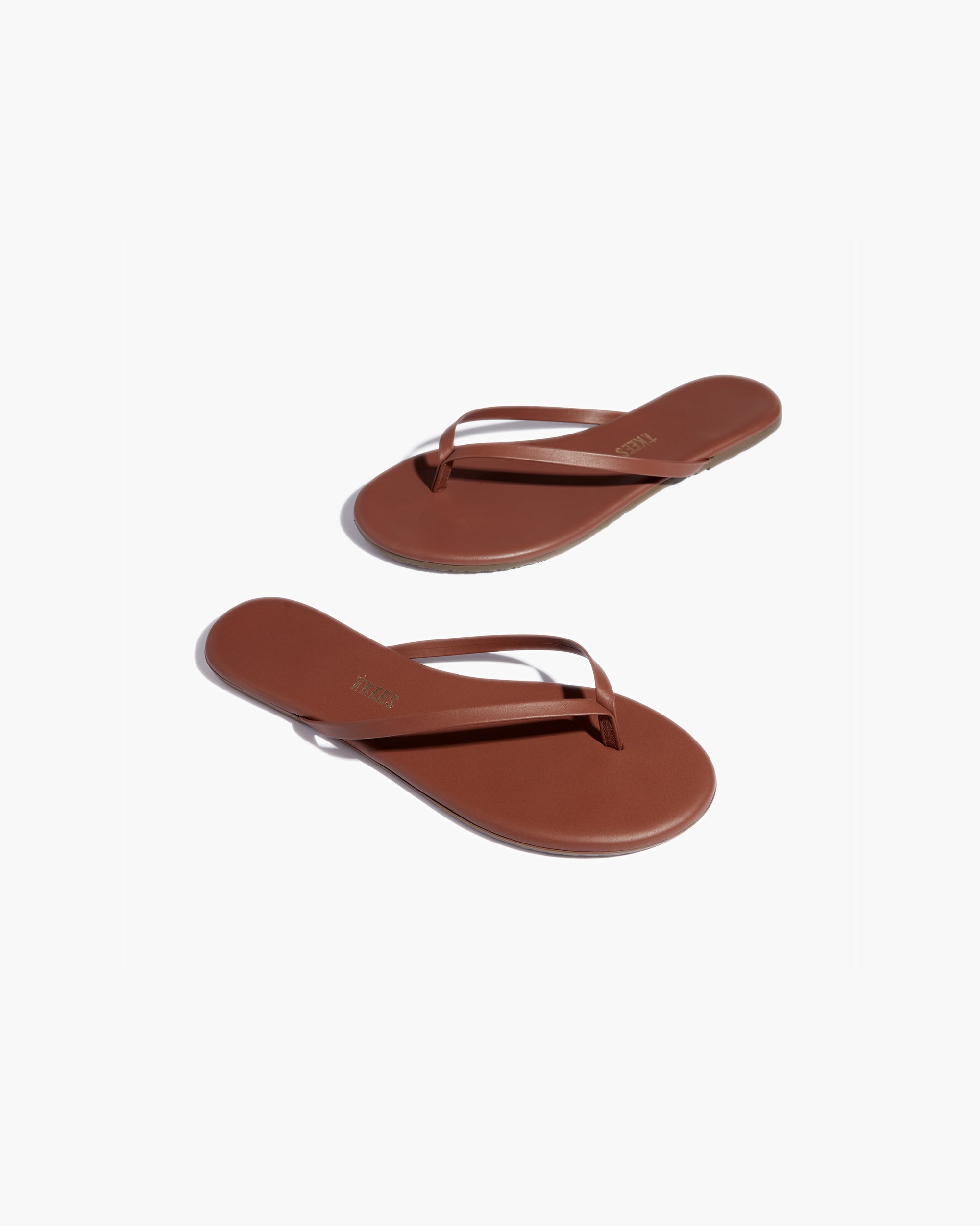 Tong TKEES Lily Nudes Marron Femme | CFD-38643809