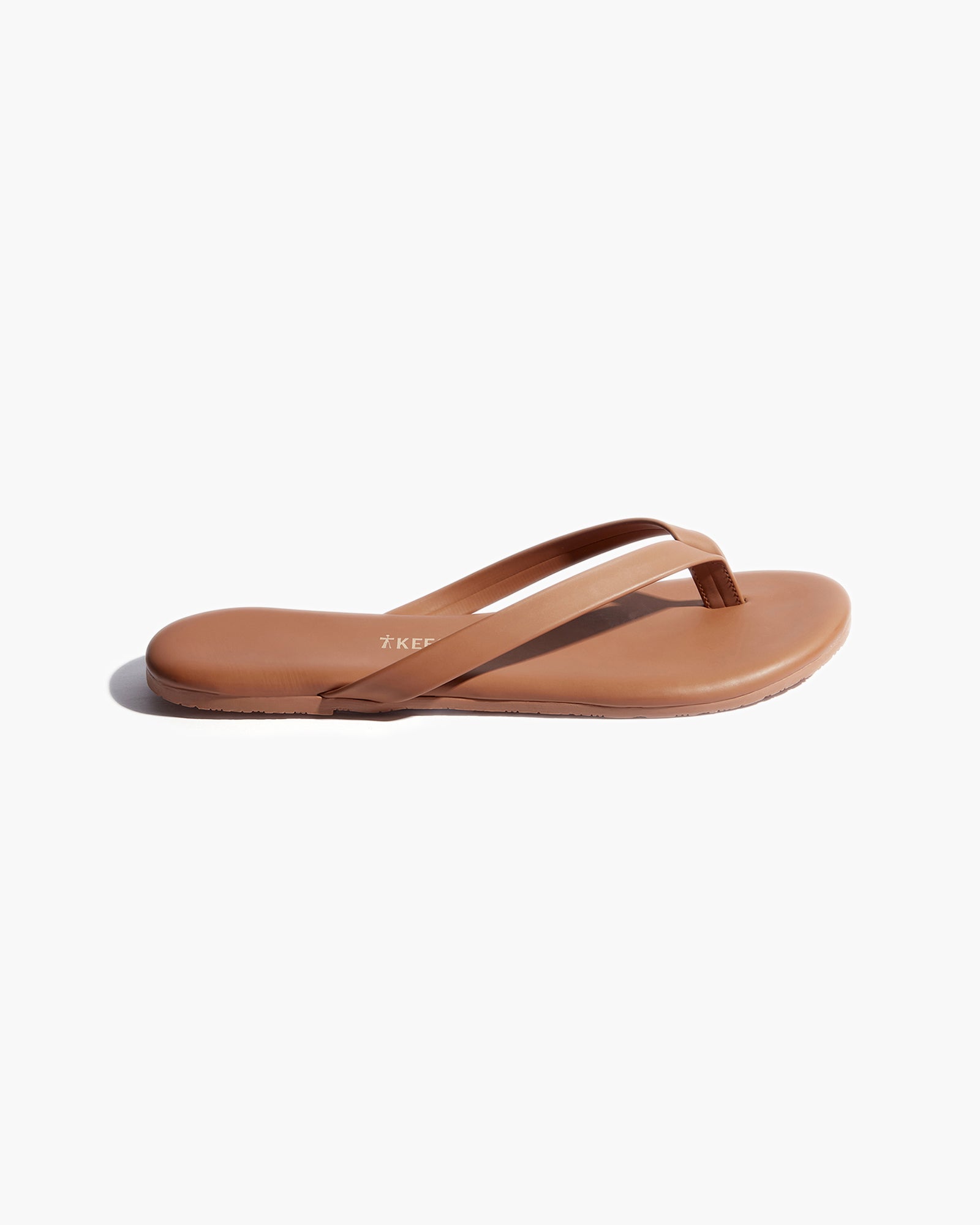 Tong TKEES Boyfriend Vegan Marron Femme | QXT-15070165