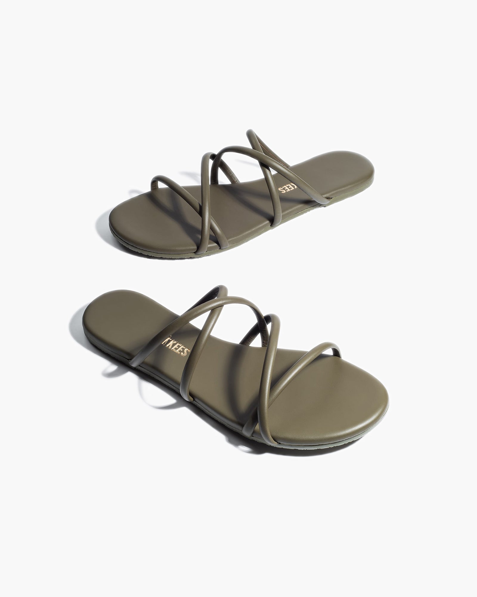 Sandales TKEES Sloane Vert Olive Femme | FLU-47952381