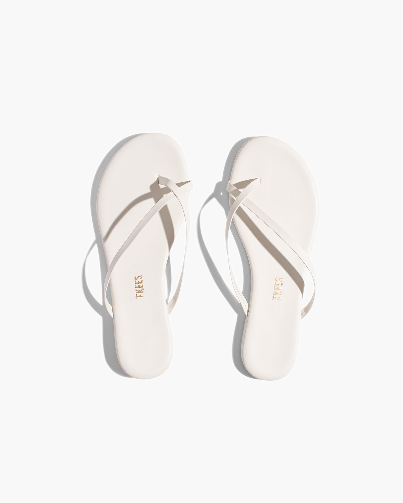 Sandales TKEES Riley Blanche Femme | QRK-40490526