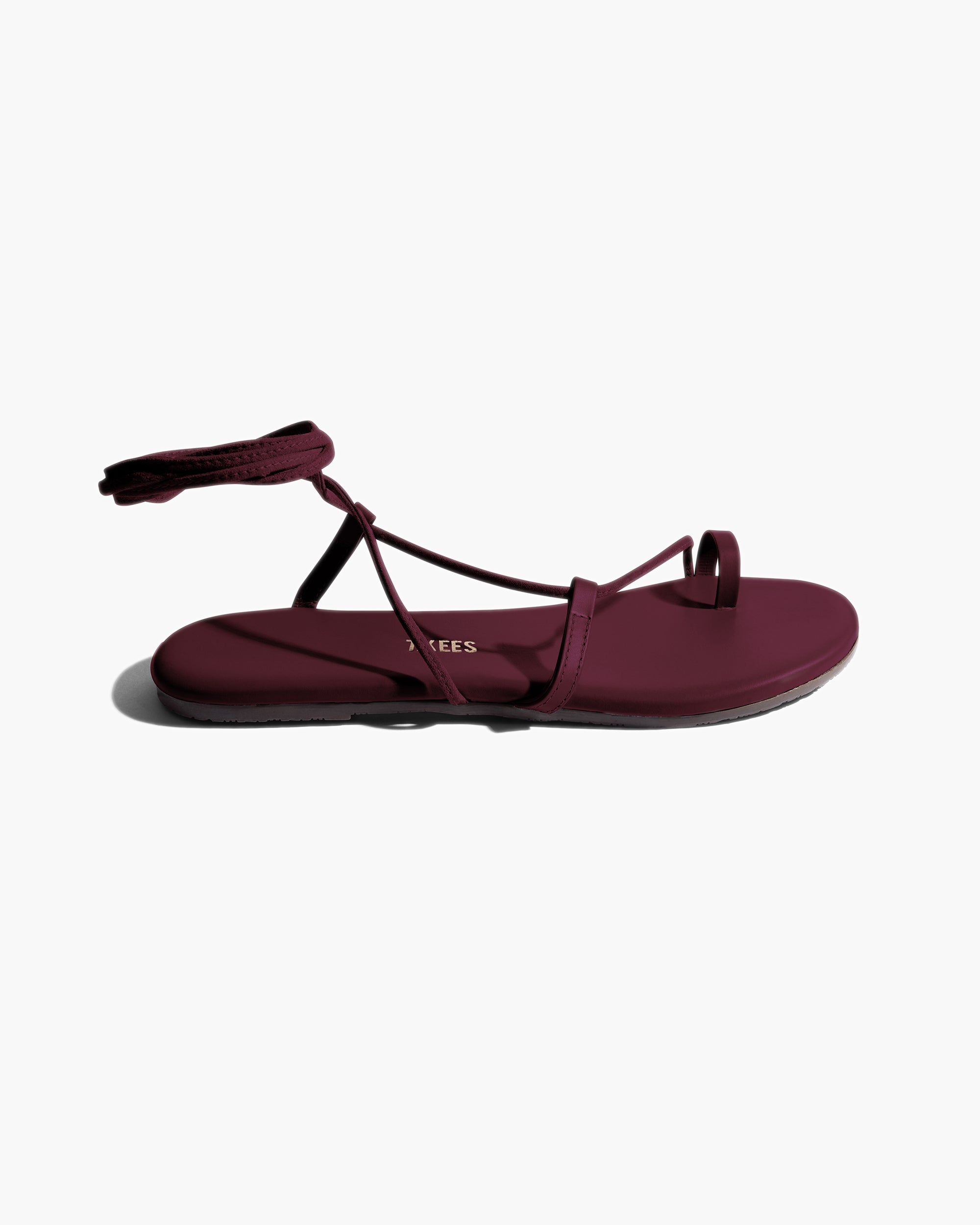 Sandales TKEES Jo Rouge Femme | YIC-71297438